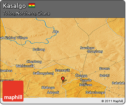 Political Panoramic Map of Kasalgo