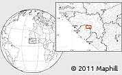 Blank Location Map of Yarando