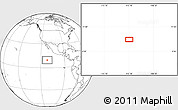 Blank Location Map of the area around 9° 36' 8" N, 112° 7' 30" W