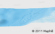 Shaded Relief Panoramic Map of the area around 9° 36' 8" N, 117° 22' 30" E