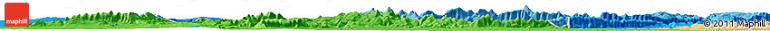 Political Horizon Map of the Area around 9° 36' 8" N, 11° 7' 30" E