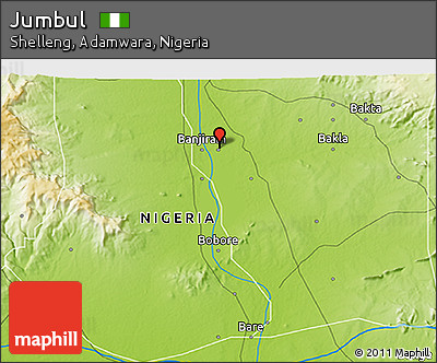 Physical 3D Map of Jumbul