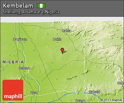 Physical 3D Map of Kembelam