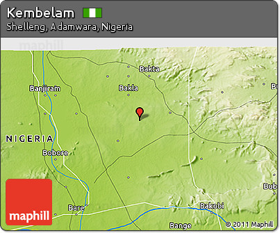 Physical 3D Map of Kembelam