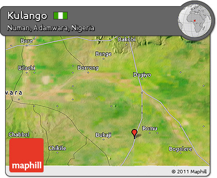 Satellite 3D Map of Kulango