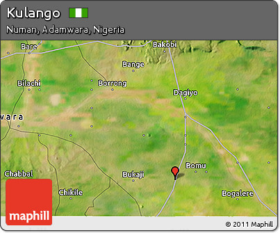 Satellite 3D Map of Kulango