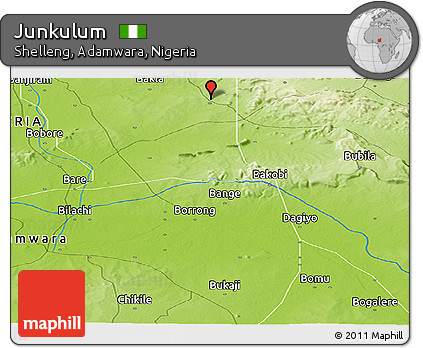 Physical Panoramic Map of Junkulum