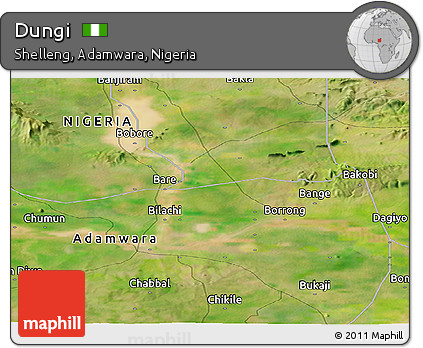 Satellite Panoramic Map of Dungi