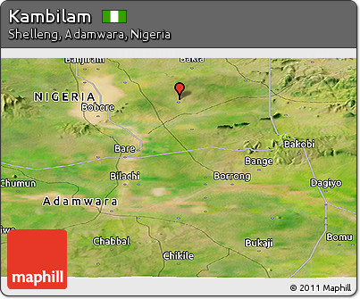 Satellite Panoramic Map of Kambilam