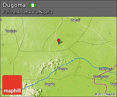 Physical 3D Map of Dugoma