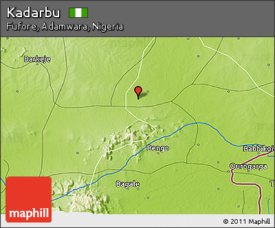 Physical 3D Map of Kadarbu