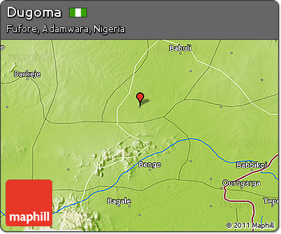 Physical 3D Map of Dugoma