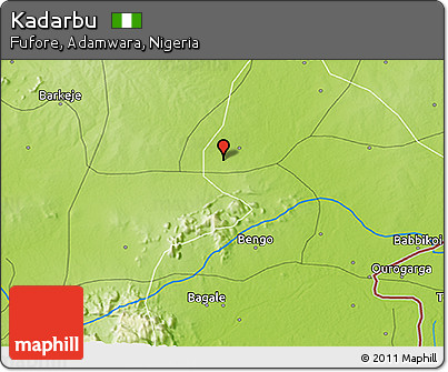 Physical 3D Map of Kadarbu