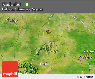Satellite 3D Map of Kadarbu