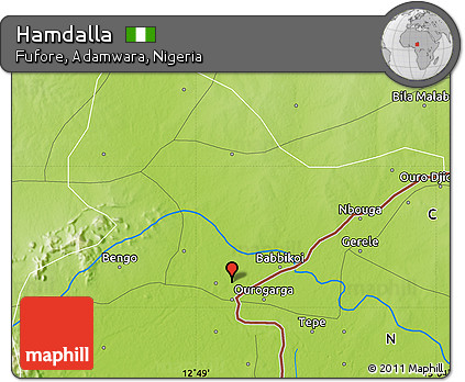 Physical Map of Hamdalla