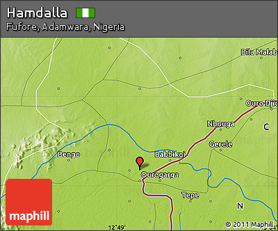Physical Map of Hamdalla