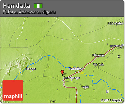 Physical Map of Hamdalla