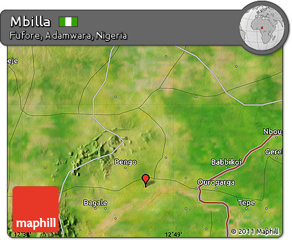 Satellite Map of Mbilla