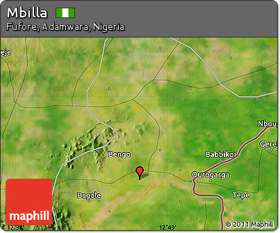 Satellite Map of Mbilla
