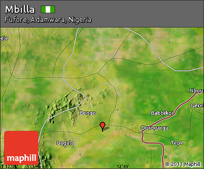 Satellite Map of Mbilla