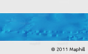 Shaded Relief Panoramic Map of the area around 9° 36' 8" N, 134° 13' 29" W