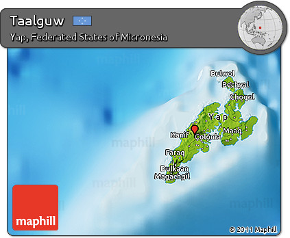 Physical 3D Map of Taalguw