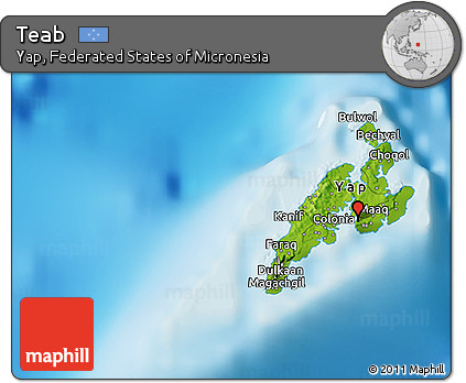 Physical 3D Map of Teab