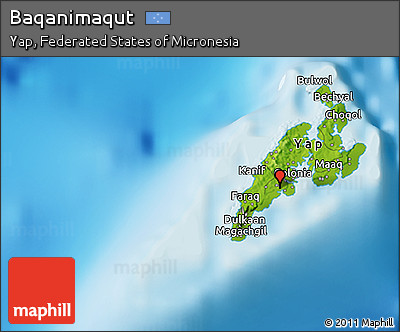 Physical 3D Map of Baqanimaqut