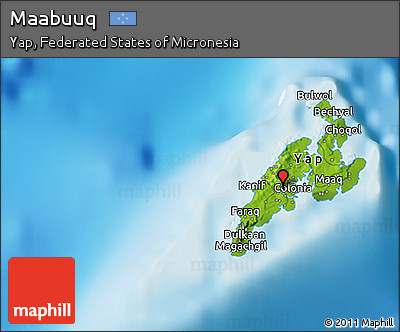 Physical 3D Map of Maabuuq