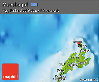 Physical 3D Map of Meechoqol