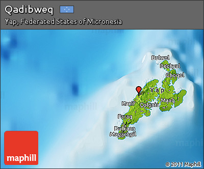 Physical 3D Map of Qadibweq