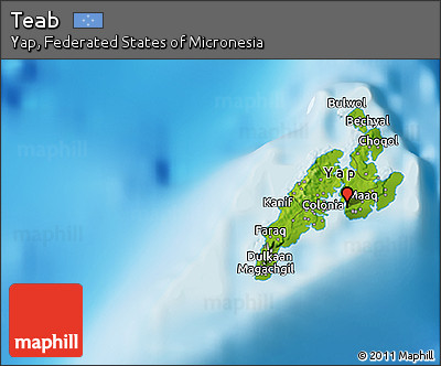 Physical 3D Map of Teab