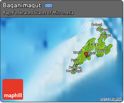 Physical 3D Map of Baqanimaqut