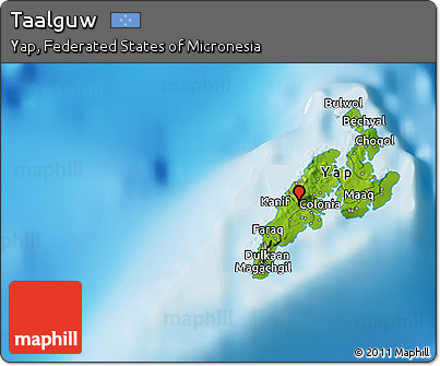 Physical 3D Map of Taalguw