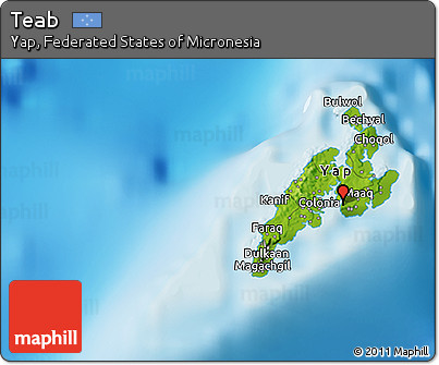 Physical 3D Map of Teab