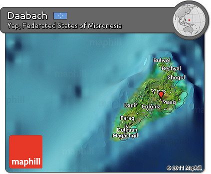 Satellite 3D Map of Daabach