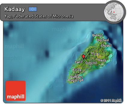 Satellite 3D Map of Kadaay