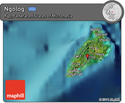 Satellite 3D Map of Ngolog