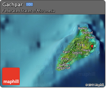 Satellite 3D Map of Gachpar