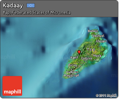 Satellite 3D Map of Kadaay
