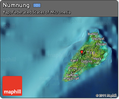 Satellite 3D Map of Numnung