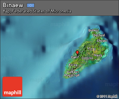 Satellite 3D Map of Binaew