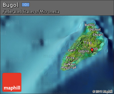 Satellite 3D Map of Bugol