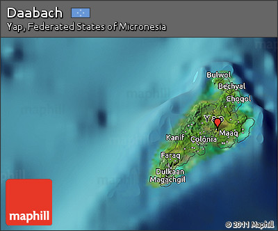 Satellite 3D Map of Daabach