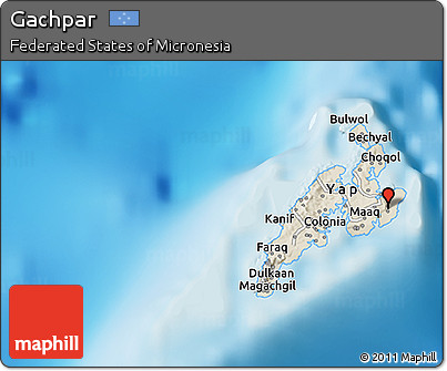 Shaded Relief 3D Map of Gachpar