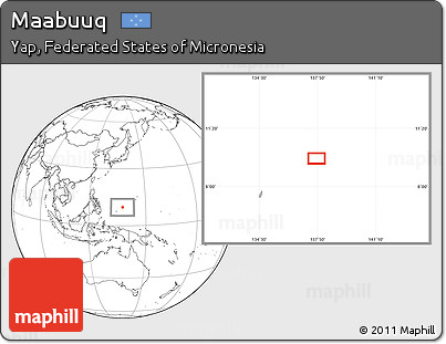 Blank Location Map of Maabuuq