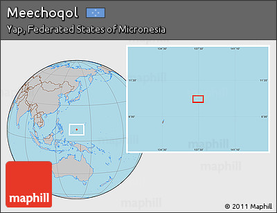 Gray Location Map of Meechoqol