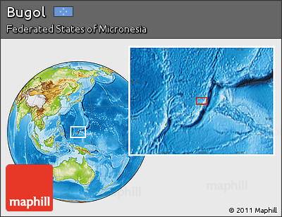 Physical Location Map of Bugol