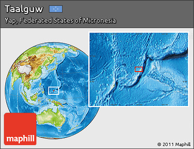 Physical Location Map of Taalguw