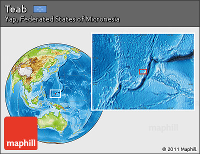 Physical Location Map of Teab